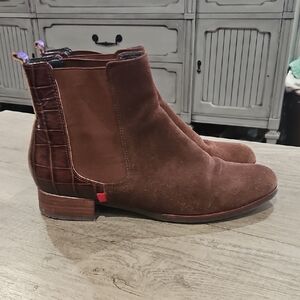 MARC JOSEPH NEW YORK Women's Leather Made in Brazil Ankle Bootie Boot size 10